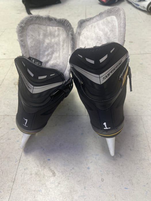 Used Bauer Supreme 140 Size 1 Skates