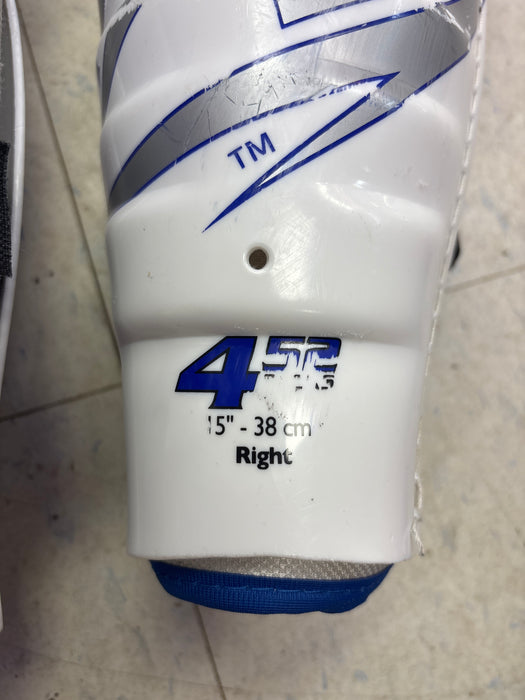 Used CCM Tacks 452 15” Senior Shin Guards