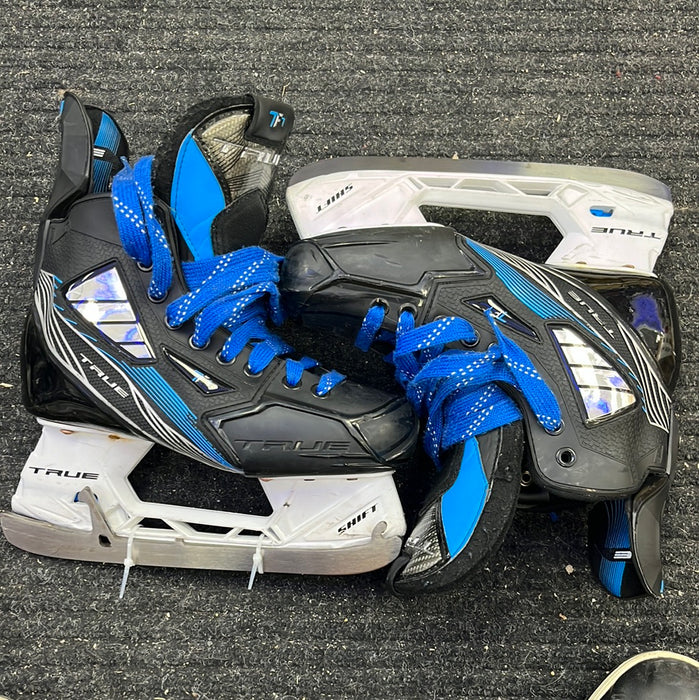 DEMO True TF7 Size 4.5 Player Skates w/ Extra Shift Steel