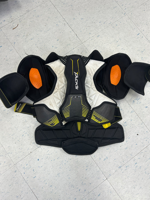 Used CCM SuperTacks Junior Shoulder Pads