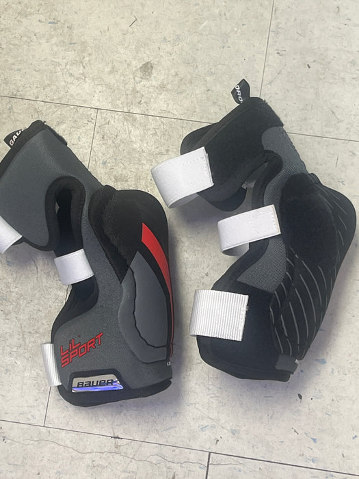 Used Bauer Lil Sport Junior Large Elbow Pads