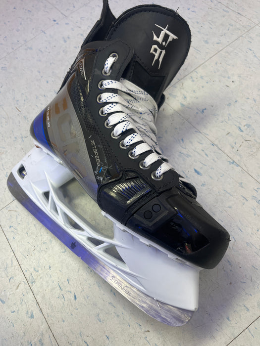 Used CCM JetSpeed FT6 Pro Maple Leafs Pro Stock - J.Tavares - Size 9.75 Skates