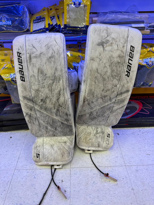 Used Bauer Supreme S27 Junior Medium 26+1” Leg Pads