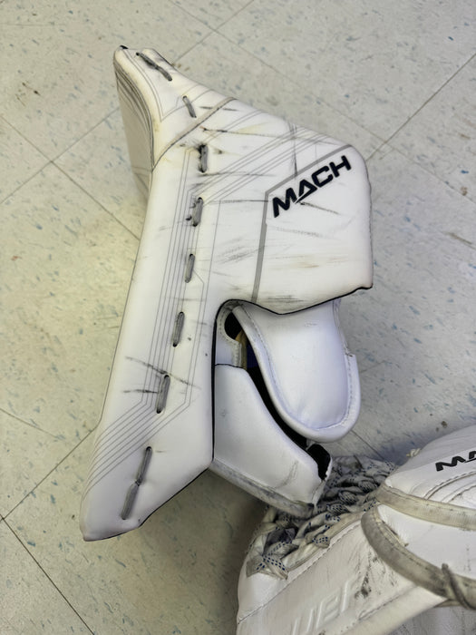 Used Bauer Supreme Mach Catcher Blocker Set Senior