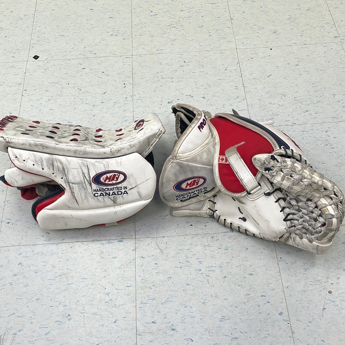 Used McKenney Pro Spec 870 Senior Catcher and Blocker Set