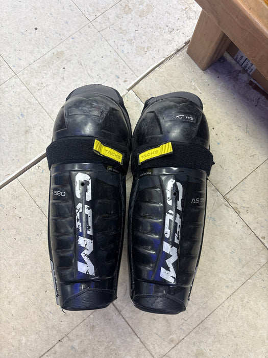 Used CCM Tacks AS-580 Junior 12” Shin Guards