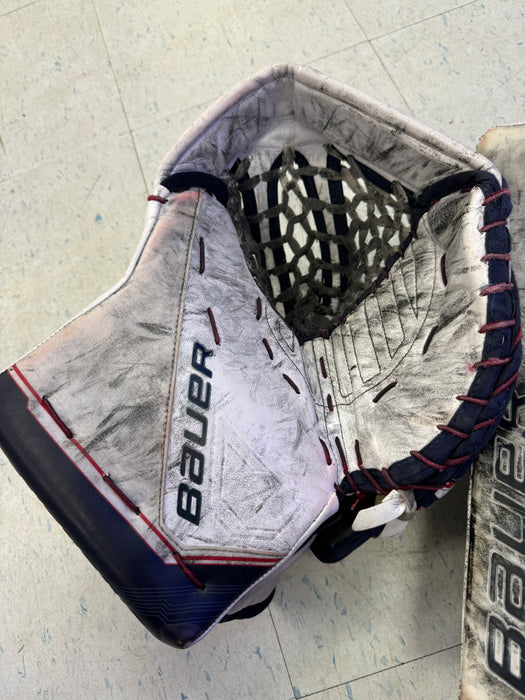 Used Bauer Supreme Mach Catcher Blocker Set Senior