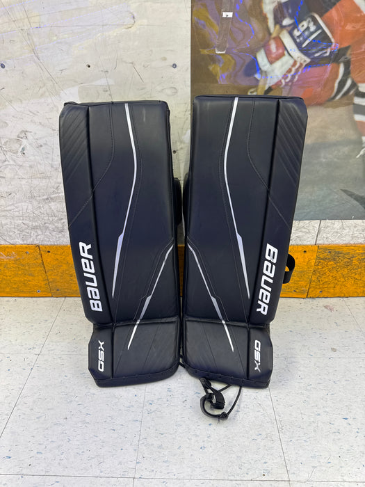 Used Bauer GSX Junior Medium 28+1” Goalie Leg Pads