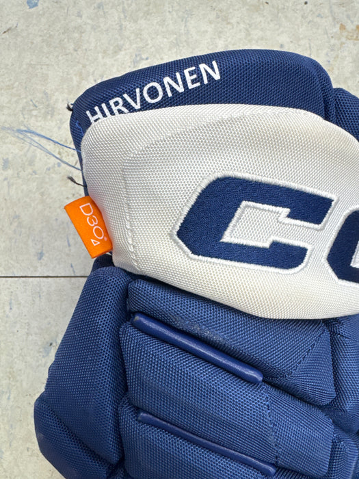 Toronto Maples Leafs Pro Stock CCM 13” Gloves - Hirvonen
