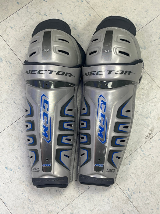 Used CCM Vector 16" Shin Pads