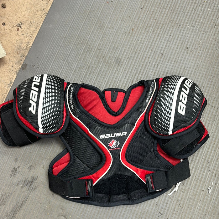 Used Bauer Supreme Junior Smallmedium Shoulder Pads — Crows Sports Hockey