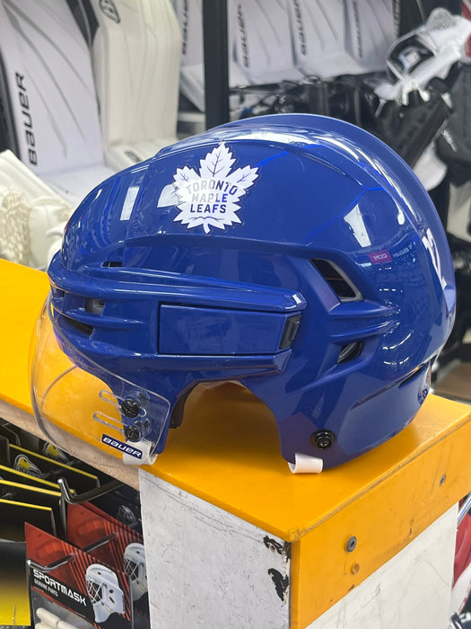 Used CCM Tacks 910 Maple Leafs Pro Stock Senior Medium Helmet