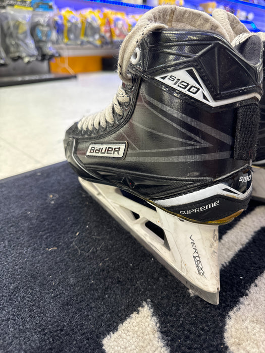 Used Bauer Supreme S190 6.5D Goalie Skates