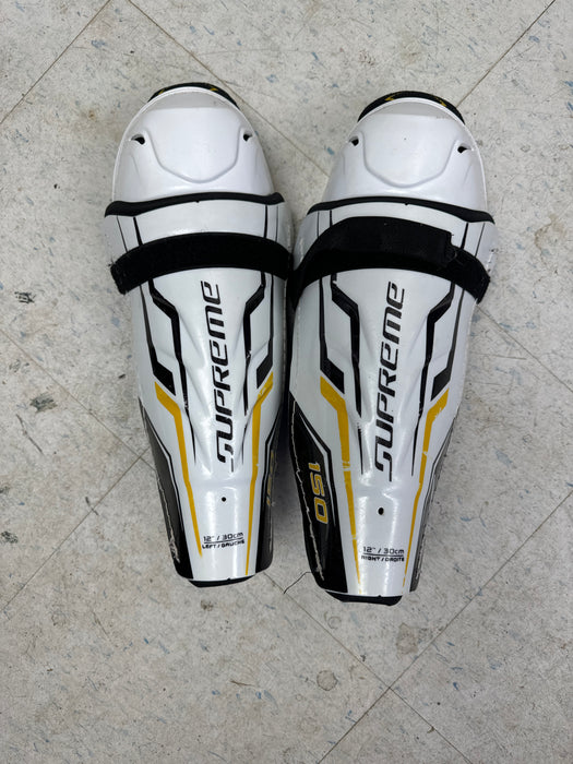 Used Bauer Supreme 150 12” Shin Guards