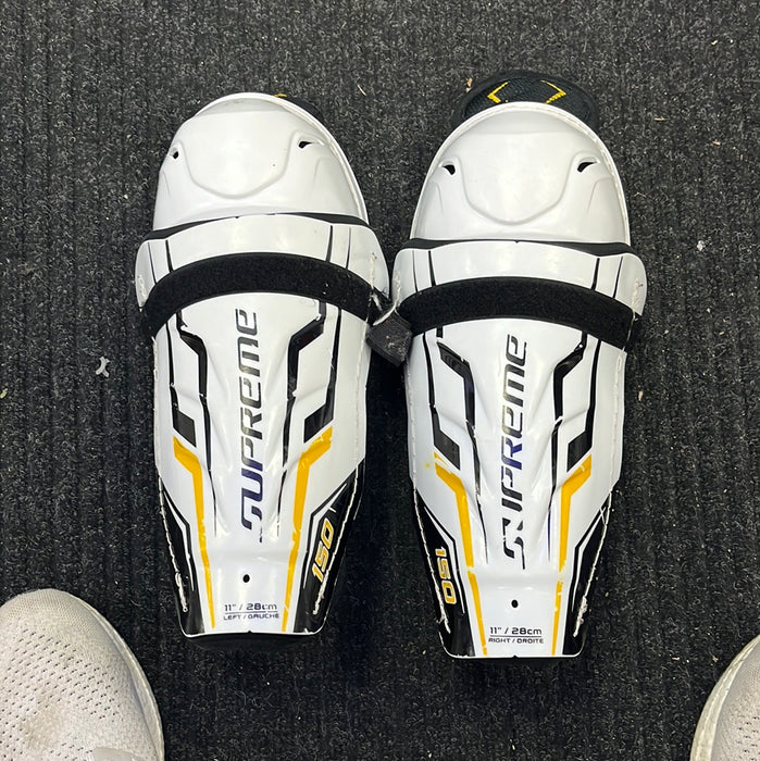 Used Bauer Supreme 150 11” Shin Guards