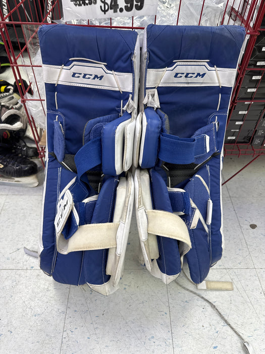 Used CCM Axis 1.5 28+1 Goalie Leg Pad