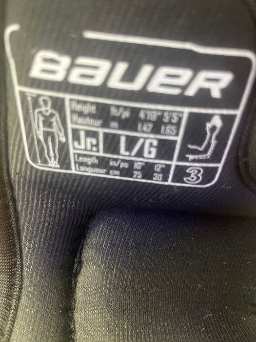 Used Bauer Lil Sport Junior Large Elbow Pads