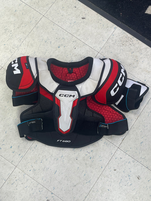 Used CCM JetSpeed FT680 Senior Small Shoulder Pads