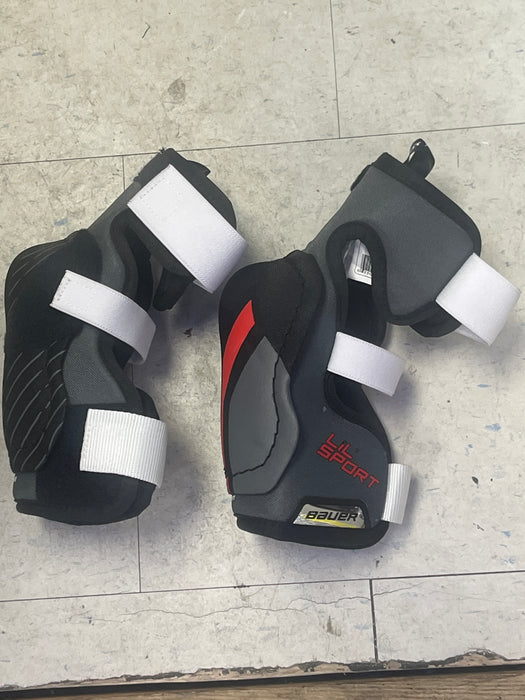 Used Bauer Lil Sport Junior Large Elbow Pads