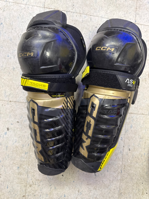 Used CCM Tacks AS-V Pro 12” Shin Guards