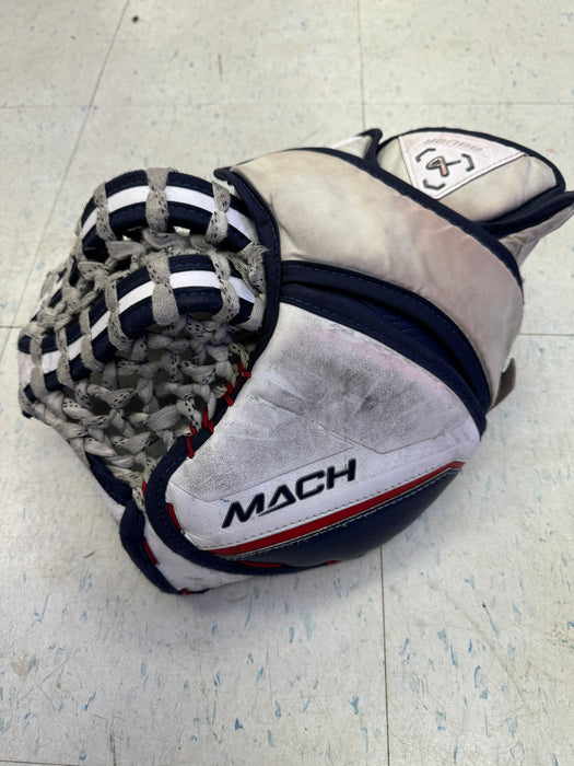 Used Bauer Supreme Mach Catcher Blocker Set Senior