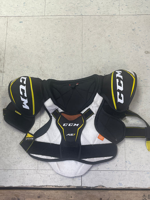 Used CCM Tacks AS1 Youth Large Shoulder Pads