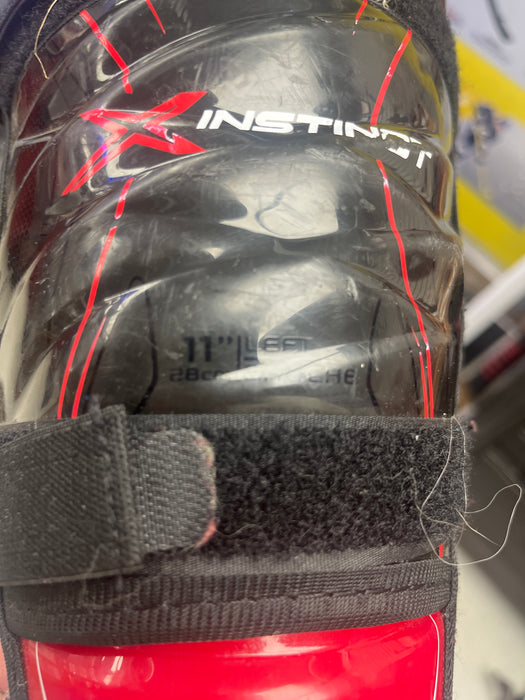 Used Bauer Vapor X Instinct 11" Shin Pads