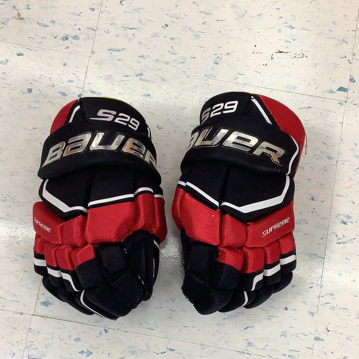 Used Bauer Supreme S29 11" Player Gloves