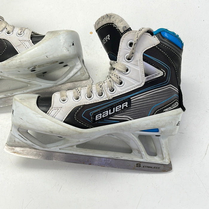 Used Bauer Reactor 5000 3D Goalie Skates