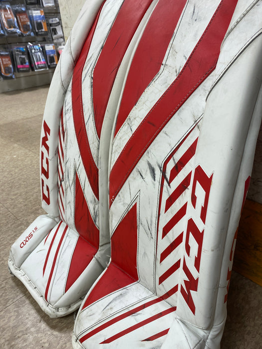 Used CCM AXIS 1.5 Leg Pads 28”+1”