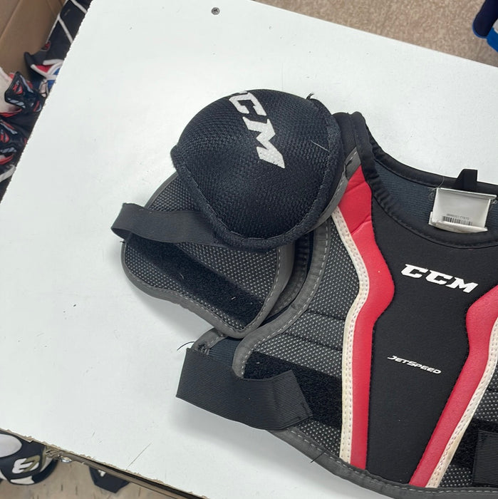 Used CCM JetSpeed Youth Large Shoulder Pads