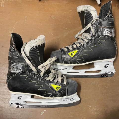 Used Easton Mako 4.5D Player Skates – Crow's Sports