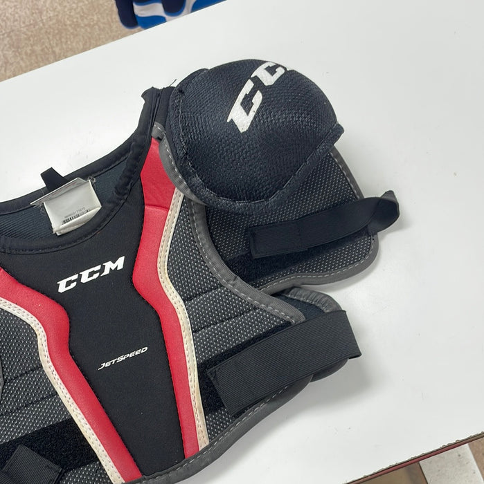 Used CCM JetSpeed Youth Large Shoulder Pads