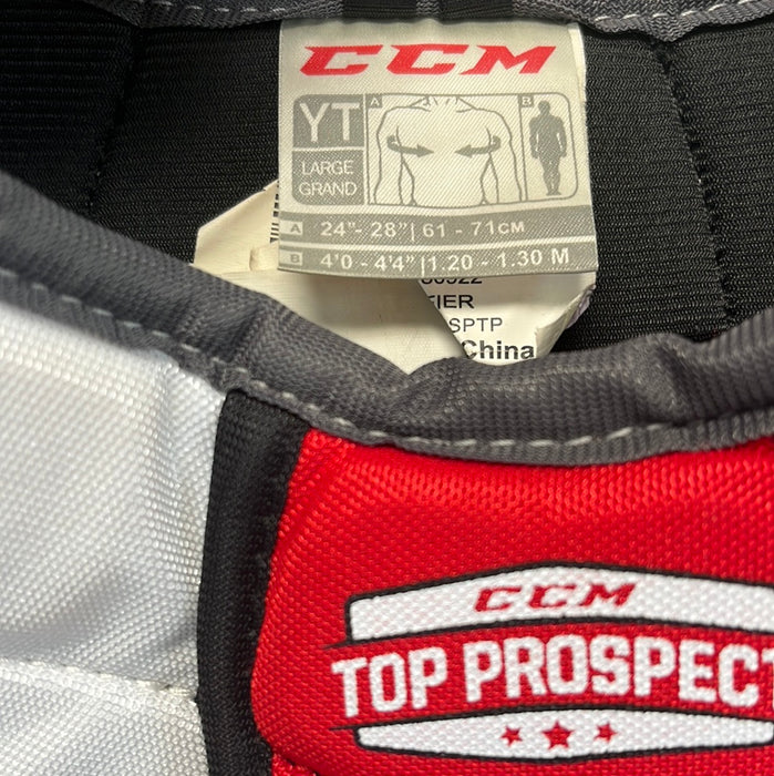 Used CCM Top Prospect Youth Large Shoulder Pads